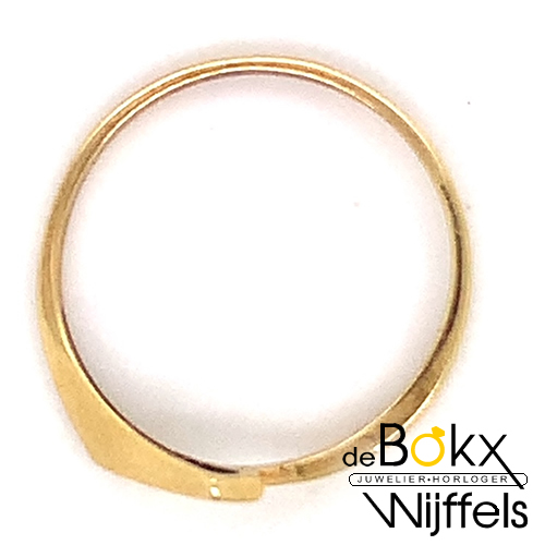 Geel gouden ring maat57 - 51536