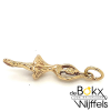 gouden balletdanseres hanger - 52158