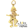 clown hanger in goud 14 karaat - 52160