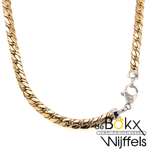 Gouden ketting met diamant 45cm 4.7mm - 52590