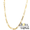 figaro schakelketting in goud van 50cm lang 2.7mm - 54510