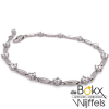 Armband zilver met zirkonia steentjes - 55290