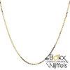 Gouden ketting venetiaans fijn 42cm 0.8mm - 56995