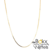 Gouden ketting venetiaans goud 45cm 1mm - 56998