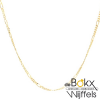 Ketting figaro goud 45cm - 57002