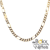 Ketting figaro goud 45cm - 57002