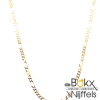 Ketting figaro goud 45cm - 57002