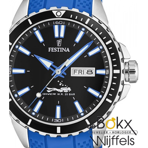 Het beste vakantie strand horloge Festina duiker sport horloge - 56254