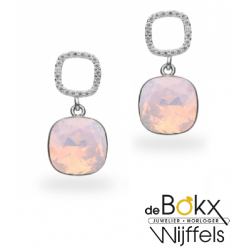 Spark jewelry oorbellen orbis met kristali KC447010RW - 56151