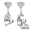 Oorknoppen van spark jewelry met kristal KC626117C Carozon - 56140