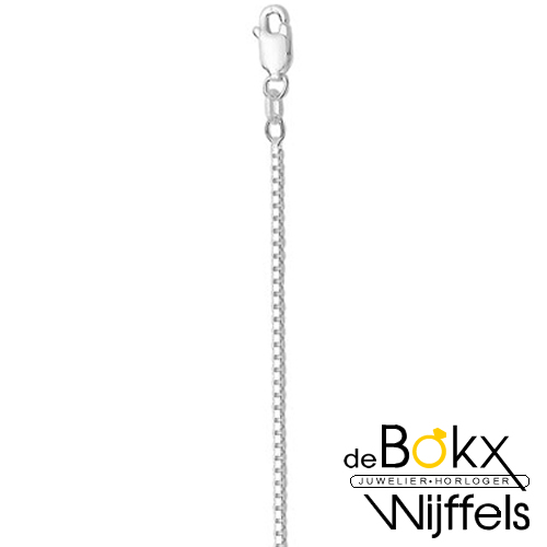 Ketting zilver venetiaans 42cm 1.4mm - 57140