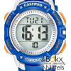 Kinderhorloge digitaal Calypso blauw met lampje - 57384