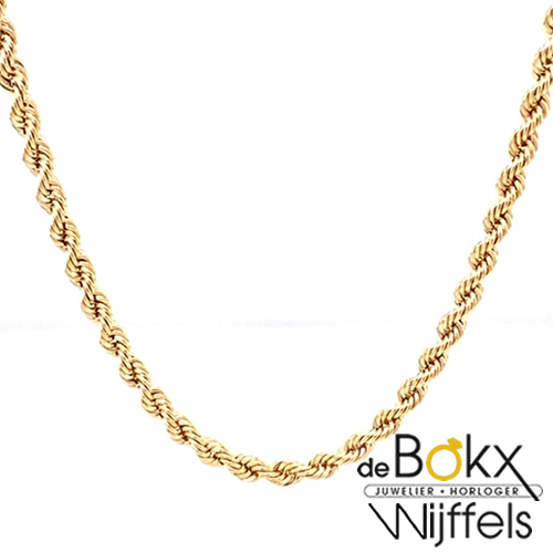 Gouden Ketting koort 50cm 2.5mm - 57546