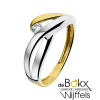 Fantasie ring goud dames met zirkonia maat 58 - 55754