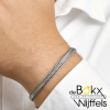 Zilveren vossestraat Oxi herenarmbanden 19cm - 56785