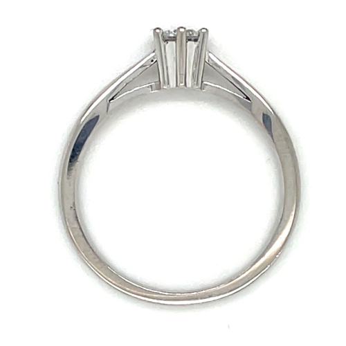 Zilver ring met zirkonia maat 56 - 55944