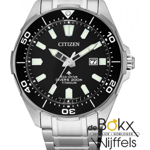 Heren citizen Marine promaster super titanium horloge BN0200-81E eco-drive - 56067