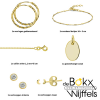 giftbox "gold plated" met 6 goud op zilver sieraden! - 58426