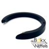 halve armband C gekruist 1 deel zwart A1 - 57745