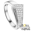 ring zilver met zirkonia maat 60 - 57834