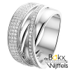 ring zilver met zirkonia maat 60 - 57836