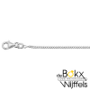 Wit gouden ketting gourmet 41-43-45cm 1.4mm - 58047