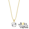 Barete Spark ketting en hanger met kristal 42 +5cm - 58245