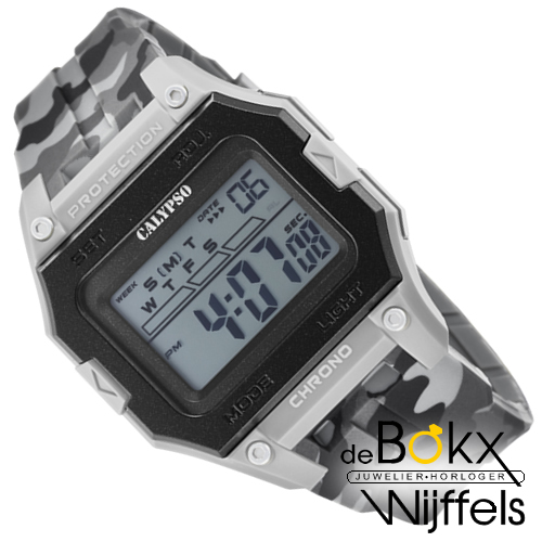 digitaal horloge Calypso leger grijs K5810/1 - 58292