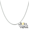 ketting zilver slang rond 1.4mm 42cm - 58627