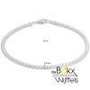 Tennisarmband met zirkonia 17cm 2.5mm zilver - 600591