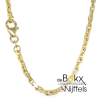 anker ketting geslepen geel goud 55cm 2.5mm - 600614