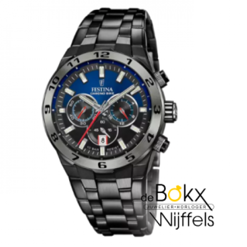 Festina heren horloge SPECIAL EDITIONS staal zwart F20673-1 - 600692