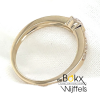 geel gouden ring met zirkonia maat 52 - 600709