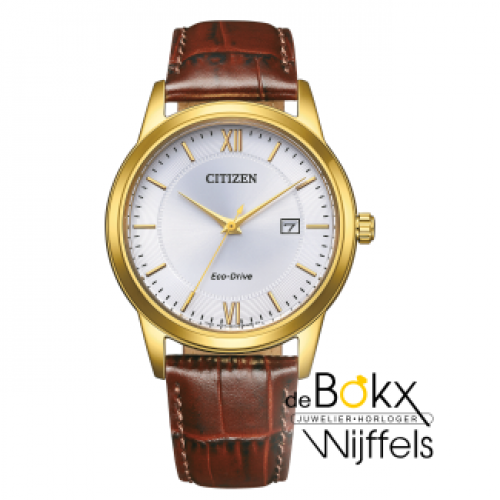 Citizen heren horloge AW1782-11A eco-drive met lederen band - 600867