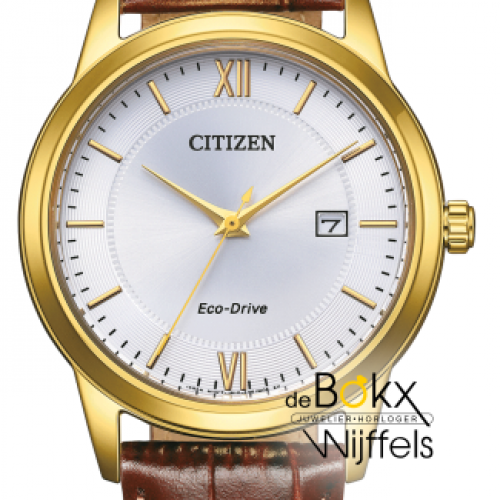 Citizen heren horloge AW1782-11A eco-drive met lederen band - 600867